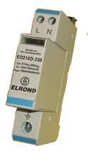 ED250 har en indikering med till hör ande termosäkringar. Uppfyller klass I- IV i åskskyddsstandarden SS-EN 62305.