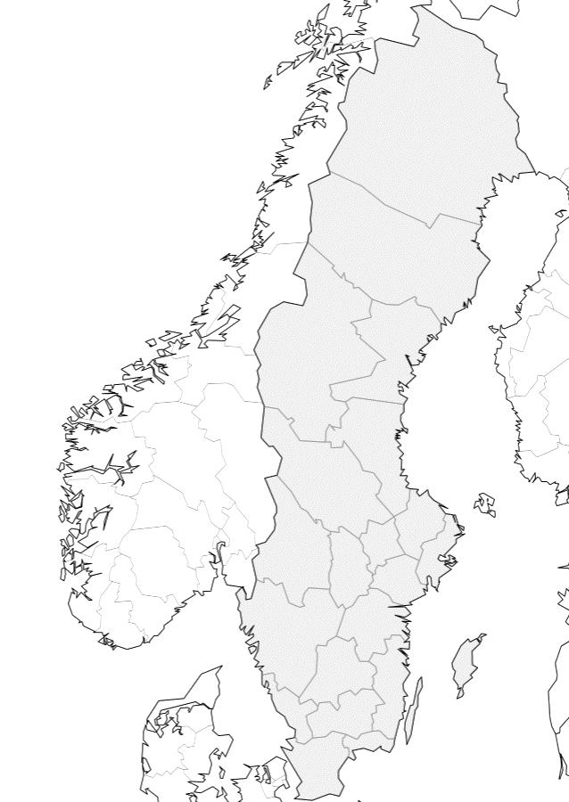 Smart specialisering i Sveriges regioner uppdateras löpande Källa: Tillväxtverket Norrbotten Teknik- och tjänsteutveckling inom industrin Test- och övningsverksamhet Energi- och miljöteknik/cleantech