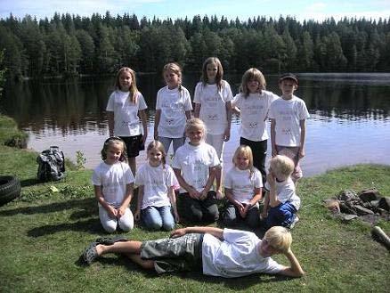 Bakre raden från vänster: Saga Sander, Frida Damberg, Cornelia Eklöf, Pelle Blom, Jonatan Eklöf Främre raden: Sofia Troedsson, Carolina Eriksson, Tilda Fransson, Ida Sander, Fredrik Carlberg,