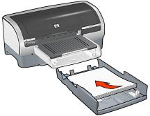 Ställ in papperslängdledaren genom att dra det tills pilen pekar på rätt pappersstorlek. 1.