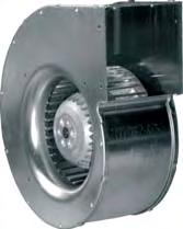 Kompakta radialfläktar GR, VR Radialfläktar med ytterrotormotorer och fläkthjul med framåtböjda skovlar. Fläkthus och fläkthjul är tillverkat av galvaniserat stålplåt.