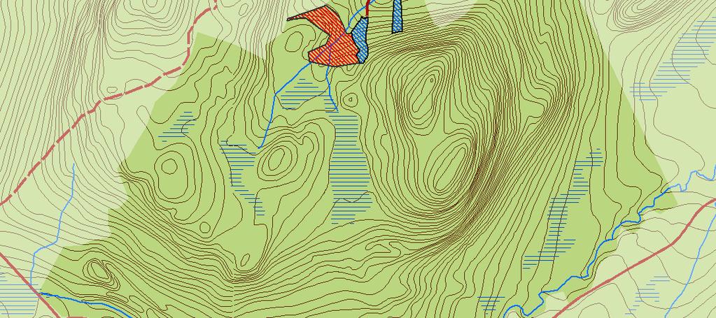 "- Gräns för naturreservatet "- Informationstavla