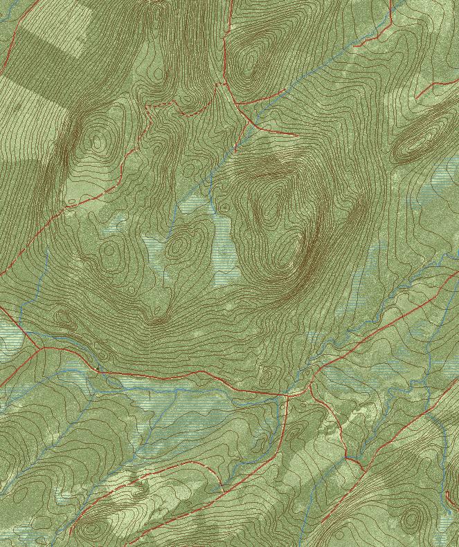 Bilaga 1 Naturreservatet Blåkölen Area 752 ha Skala 1:25 000 Norr-Blåkölsbäcken Moskojegge Norr-Blåkölshuvudet Blåkölen