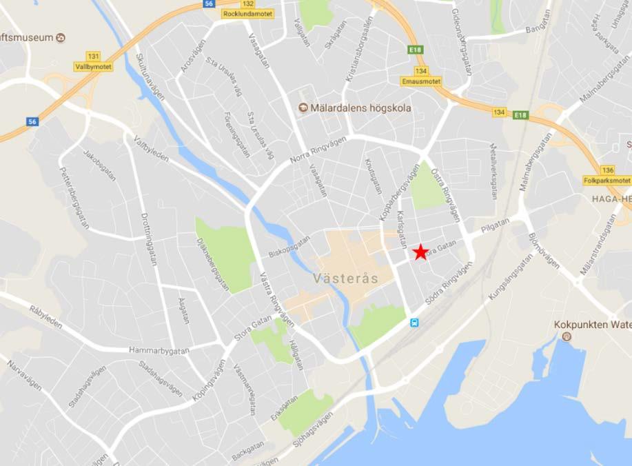 3 Objektbeskrivning Fastigheten Lothar 5 ligger i de östra delarna av centrala Västerås (Bild 3 1). Arean på fastigheten är ca 1460 m2.