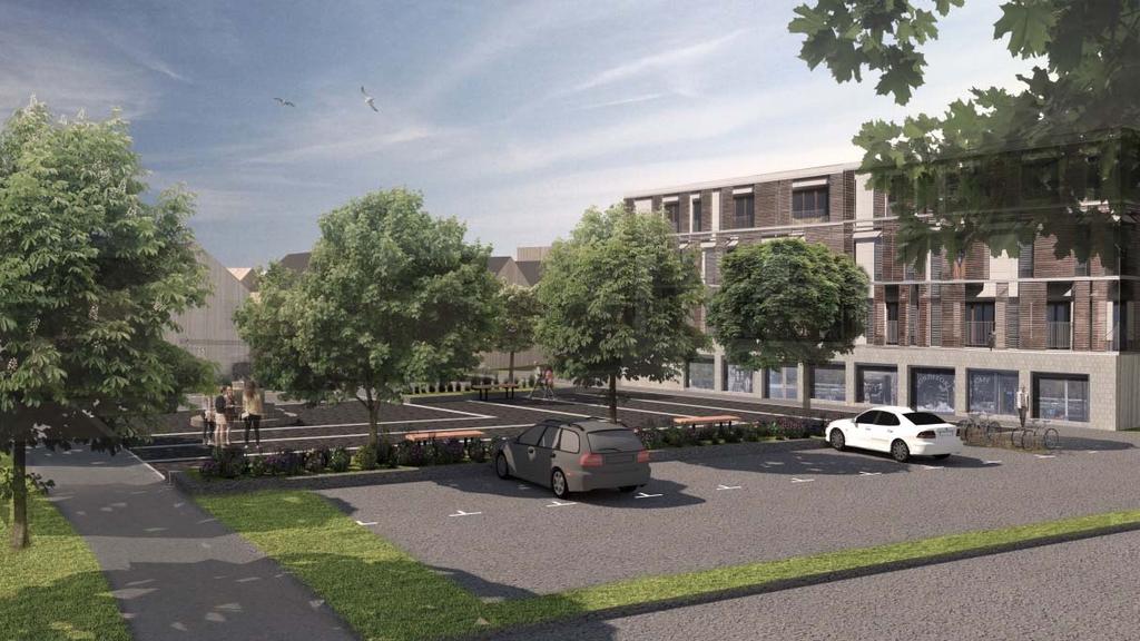 Samhällsbyggnaskontoret) Centrala torget,