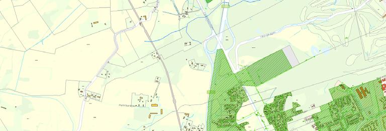 l- och tele Det finns en befintlig elstation inom områet, enna kommer att byggas om å befintlig lats. tt antal leningsflyttar är aktuella är leningar kommer i konflikt me föreslagen bebyggelse.
