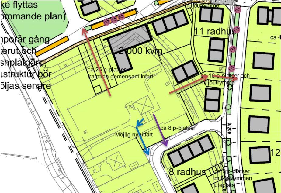 3536) Planförslaget innebär åverkan å enskil fastighet va gäller alternativ utfart och avfallshantering Dokumentation och kontroll Kontroll av massor i samban me markarbeten för väg kommer att krävas