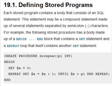 mysql.com. och i litteraturen. SQL Server for Developers sidan 336.