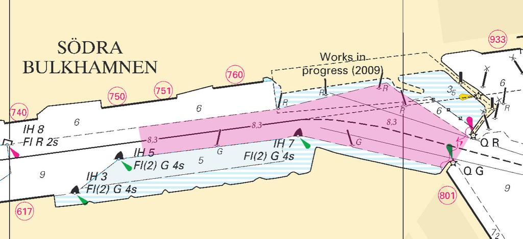 9 Nr 315 Poland. South-Eastern Baltic. North of Rozewie. Oil rigg Baltic Beta. Name change to mooring buoy. Mooring buoy changes name to PB-1/CALM.