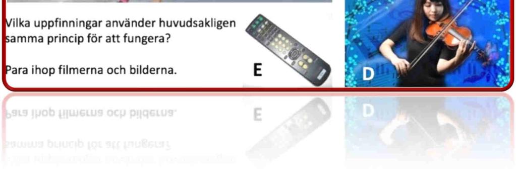 Efter filmklippen kommer en nedräkning, när den är slut är betänketiden slut och ni måste då ha skrivit ner era svar.