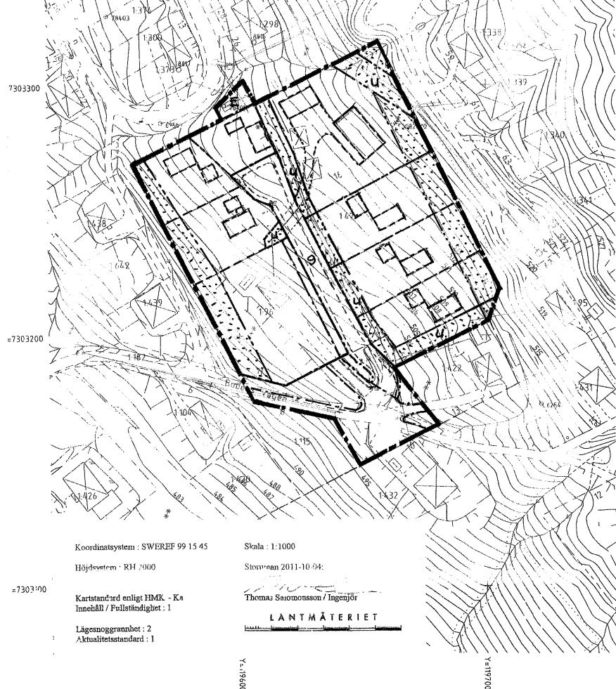 A B N C K Avskärande dike/vall L Förstärkt befintligt dike