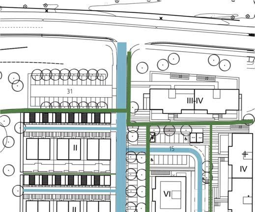 Gator Allégatan Allégatan är enklavens ryggrad och ett långsträckt gemensamt rum.