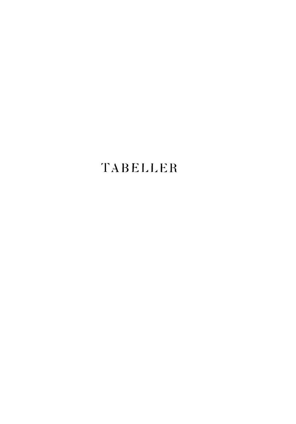 TABELLER