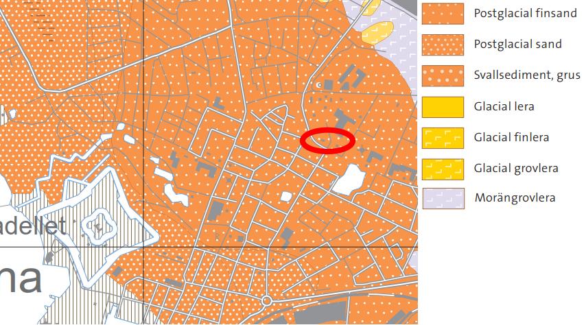 Markteknisk undersökningsrapport 2017-06-30 Projektnummer 110963 5 Arkivmaterial Jordartskartan