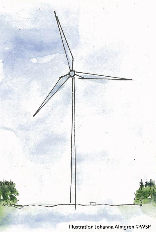 Totalhöjd (=navhöjd + rotordiameter) Navhöjd/tornhöjd 2 VERSAMHETSBESKRIVNING Planerad ändring omfattar Stenas nio tillståndsgivna vindkraftverk i Vindpark Älmedal, på samma koordinater som