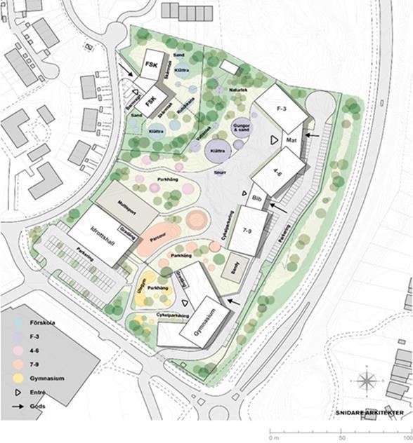 Sid 13(14) Sammanfattningsvis innebär alternativ 4 en: total investeringskostnad om cirka 327 mnkr, varav 50 mnkr avser idrottshall ändamålsenligare lärmiljö och arbetsmiljö bra driftskostnad bra