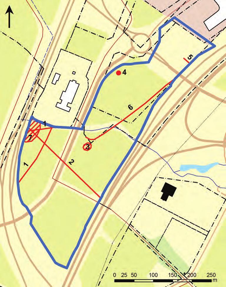 På en karta över Björnviken-Kuddby från 1696 (LSA. Akt D19-13) förekommer en väg som går i nordväst sydöstlig riktning från Kuddby i öster och in i utredningsområdets nordligaste del.