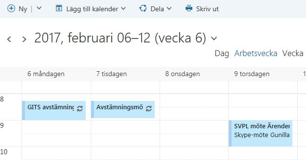 Kalla närstående via e-post i Outlook Web App (OWA)