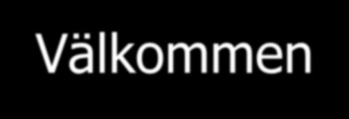 Välkommen