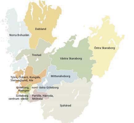 Befolkningsperspektivet: ACG (adjusted clinical groups) per nämndsområde i sept 2013 - SKAS och SÄS nämnder mest lika - ACG används inom VG primärvård för att mäta den relativa vårdtyngden - Kostnad