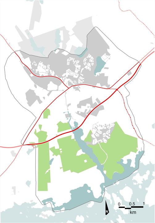 Hjalmar Richard Ullbergs dödsbo har Sibbo kommun ett gällande avtal om att starta detaljplanering av ett ca 12 hektar stort område söder om Söderkulla centrum. Planläggningen har inte ännu startat.