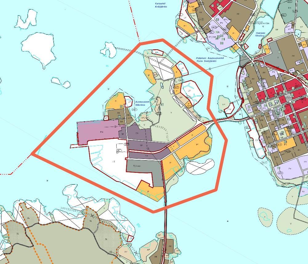 Delgeneralplan för Vasklot 2040 Program för deltagande och bedömning 2.11.2018 Planeringsområdet Delgeneralplaneområdet består av Vasklotområdet.