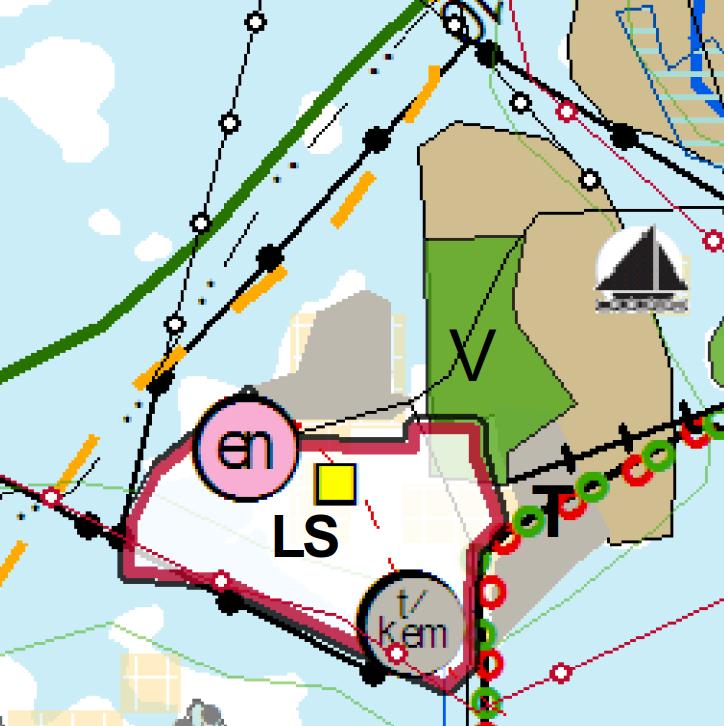 I landskapsplanen har dessutom ett behov av vägtrafikförbindelse mellan Myrgrund söder om Vasklot till riksväg 3 i Risö. Utdrag ur Österbottens landskapsplan 2030.