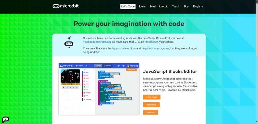 org/guide/quick/ Koppla in din micro:bit klicka på Let s code högst upp på