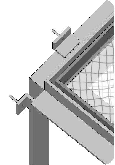 Panelerna skruvas i sin tur fast i den bärande konstruktionen ca 00 jämt fördelat utmed ram där man utgår från första och sista bulten 0mm från kant.