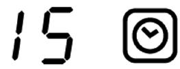 SE 3.3.5 Timerdisplay Du kan använda timern på två olika sätt: Som en minuträknare (i detta fall stängs ingen värmezon av när timern når inställd tid).