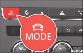 Motor Beroende på den valda profilen svarar motorn mer spontant eller mer harmoniskt på gaspedalens rörelser. När Eco-läget är valt aktiveras dessutom start/stopp-funktionen automatiskt.