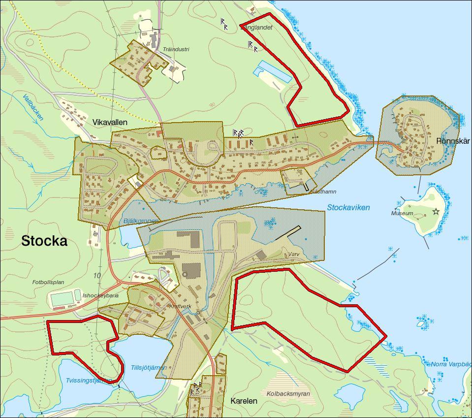 Långlandet, Vikarskogen och tillsjötjärnen Strömsbruk Ströms järnbruk anlades i slutet av 1600-talet. Detta ersattes av en massafabrik som startade 1891.