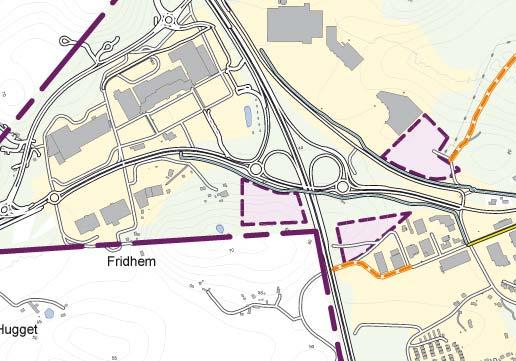 7 I mark- och vattenanvändningskartan redovisas området som bebyggelse /bostäder mark reserv.