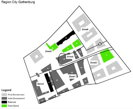 Bedömningen av hur områdets succesiva framväxt kommer att ske har gjorts genom samtal med både staden och allmänheten,
