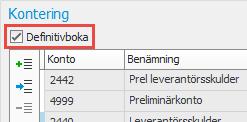 7. När du är klar attesterar du fakturan med knappen Godkänn på verktygsmenyn eller trycker Ctrl + A. Du kan som alternativ välja att vidarebefordra eller underkänna fakturan. Se mer om det nedan.