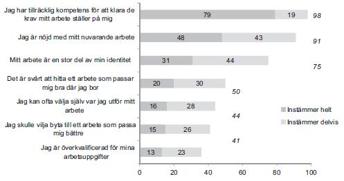 Uppfattning om den egna arbetssituationen