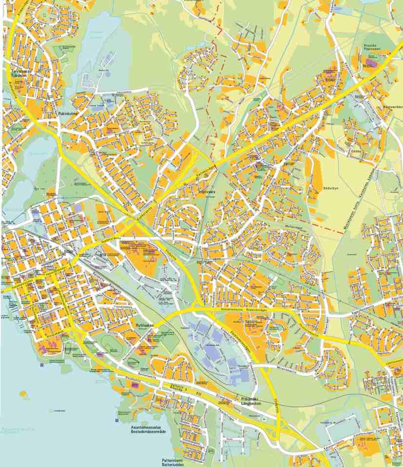 KESKUSTA - KIVIHAKA - SEPÄNKYLÄ CENTRUM - STENHAGA - SMEDSBY 6 Tori Torget Vaasan keskussairaala Vasa centralsjukhus Klemettilä Klemetsö Böle Metsäkallio Skogsberget Kivihaka Stenhaga Smedsby