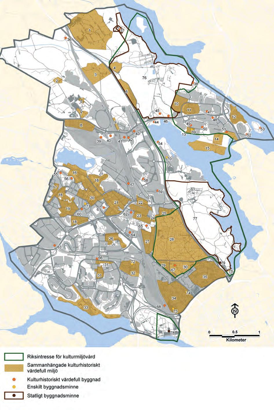 88 Allmänna intressen a I Solna fi nns en rik variation av