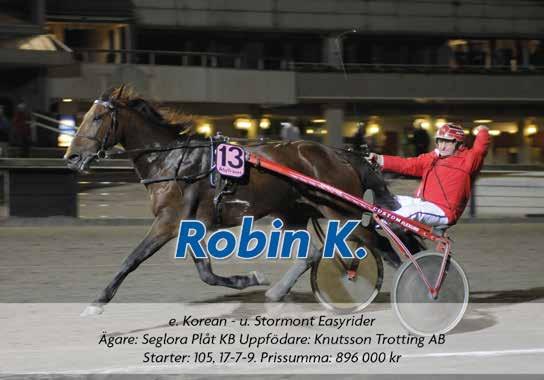 Strt : Bnkod Robin K. s lopp -årig oh äldre. -.. kr. m. Tillägg m vi