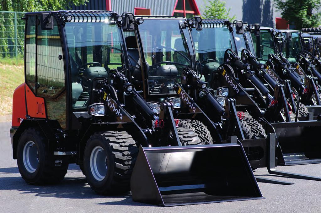 STANDARDUTRUSTNING Bränslesystem Kubota originalmotor Luftrenare med dubbel