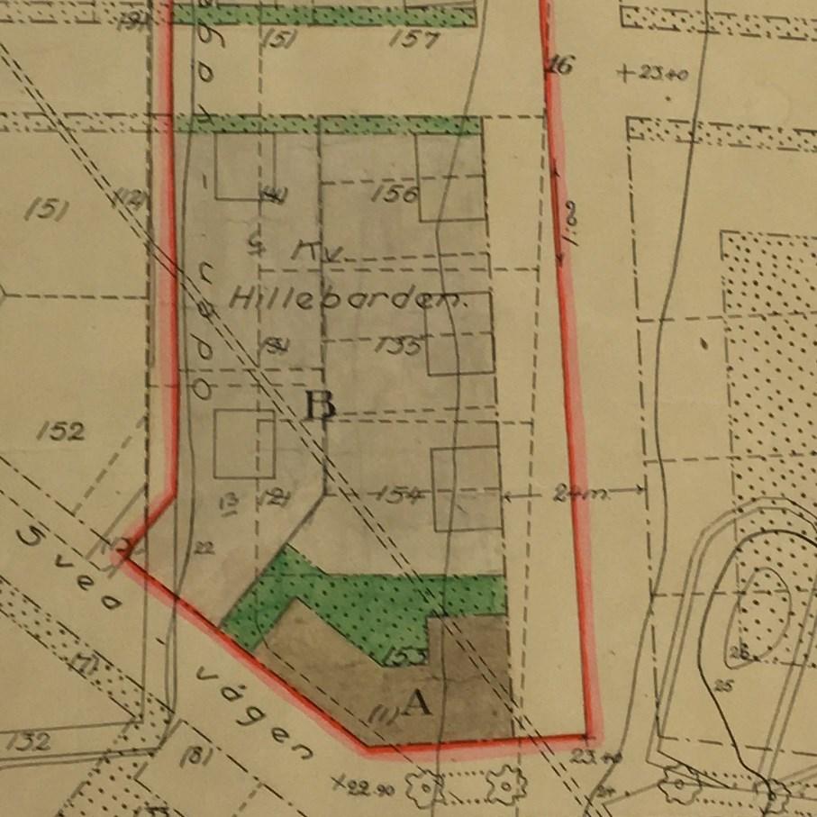 Sida 5 (13) Stadsplanen 264 från 1924 (se ovan) gällde fram till 1969, då den i dag gällande planen PL7069 tog vid. Bygganden uppfördes i enlighet med denna plan.