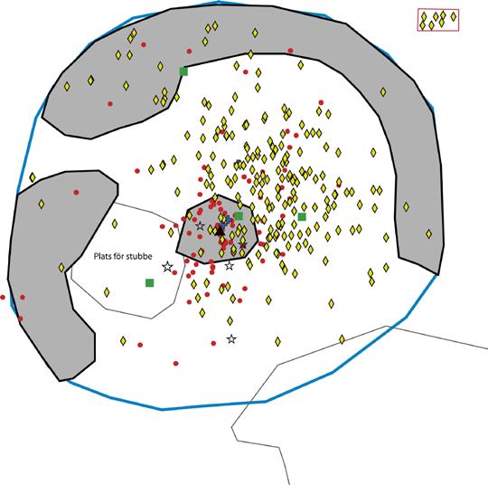 Fig. 18. Schaktplan över bålplatsen.