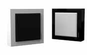 Flatbox högtalare för vägg Flatbox vägghögtalare, både svart och vitt frontgaller medföljer Flatbox Mini-V2, vit 10-13015W 3495:- par Flatbox Mini-V2, svart piano10-13015bp 3995:- par On wall