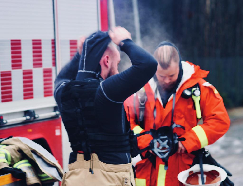 Under veckorna 46 och 49 var alla heltidsanställda brandmän i