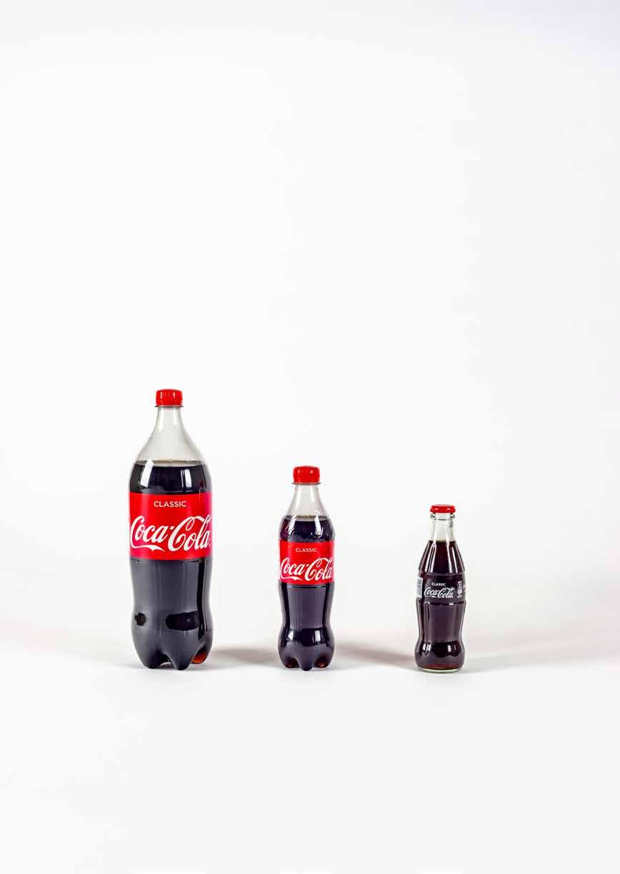 ALLTID FOKUS PÅ UPPLEVELSEN. Design är avgörande för den upplevelse dina kunder betalar för. Coca Cola har framgångsrikt lyckats anpassa sin produkt till olika konsumtionstillfällen.