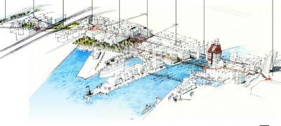 Noder och stråk Stadsmässigt stråk Centralstationen - Wieselgrensplatsen Bild: Sweco För att skapa starka stråk över älven omvandlas Hjalmar Brantingsgatan till en stadsgata.