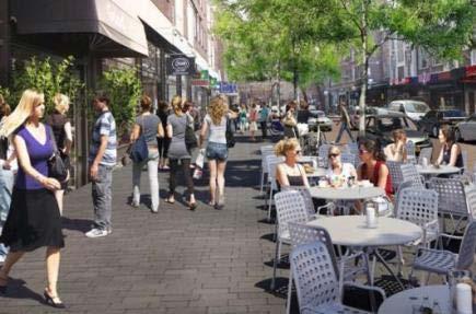 Noder och stråk Stadsstråk Foto: Guller Guller Dessa utgörs av sammanbindande stråk lokalt men även med omkringliggande stadsdelar.