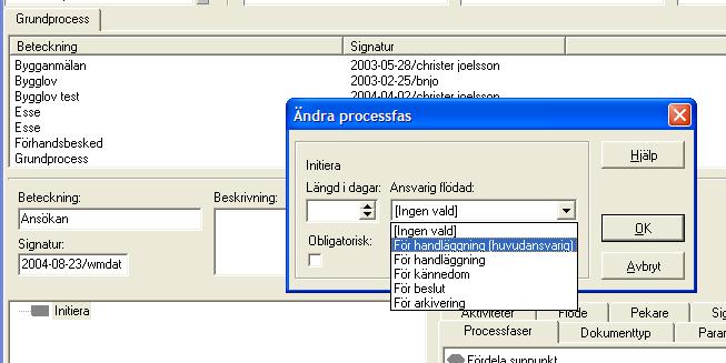 3.1 Processfaser När du ska skapa ett processchema så ska du börja med att lägga in processens faser.