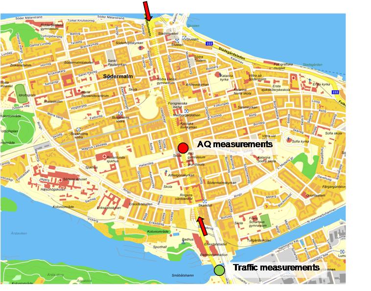 Mätningar i Söderledstunneln och på Arlanda C Luftföroreningar
