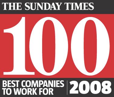 Bästa arbetsgivaren i Storbritannien The Sunday Times 100